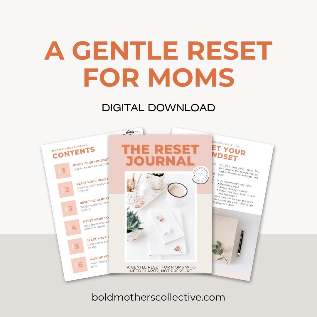 The Reset Journal | Guided Reset Journal for Moms | Mental Reset ...