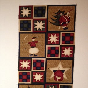 Holiday Happenings - Sandy Gervais - Moda Fabric - Christmas - Baby Jesus - Whimsical - Snowmen - Angel - Out of Print