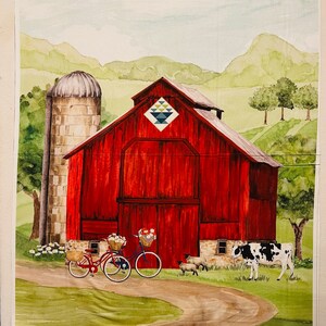 Spring Barn Quilts - Tara Reed -  Riley Blake Designs - Panel PD14335 - 36" x 45" - 2023