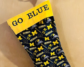 ONLY 1 AVAILABLE!  Large University of Michigan Stocking - Go Blue - Ready to ship!