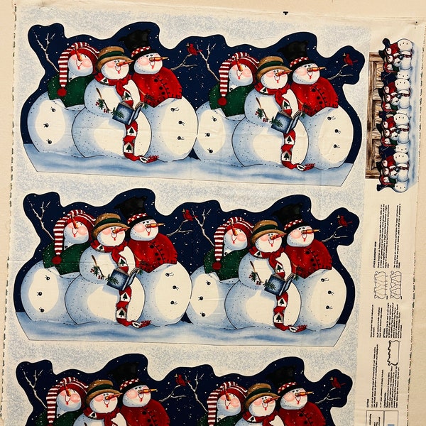 Vintage Daisy Kingdom Snowmen Draft Dodger Project Panel - ONLY 1 AVAILABLE! Out of Print