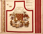 ONLY 1 AVAILABLE Vintage Farmhouse Collection Apron - V.I.P. Cranston Print Works - Little House on the Prairie - Out of Print