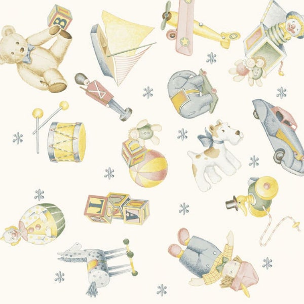 Toy Treasures All Over - #CP37748 - 2 Yards Available - Out of Print