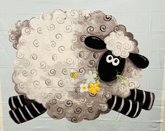 ONLY 1 AVAILABLE!  World of Susybee for Hamil Textiles -Sheep - Bumble Bee - Design SB20200 - Out of Print