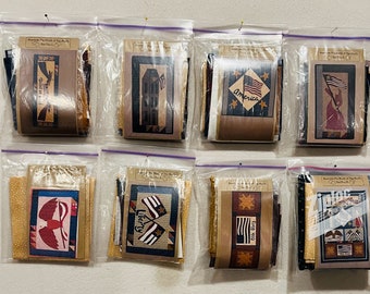 American Pie Quilt Kit - 8 Blöcke des Monats - Alle Stoffe für jeden Block enthalten - Vintage - KOSTENLOSER VERSAND USA!