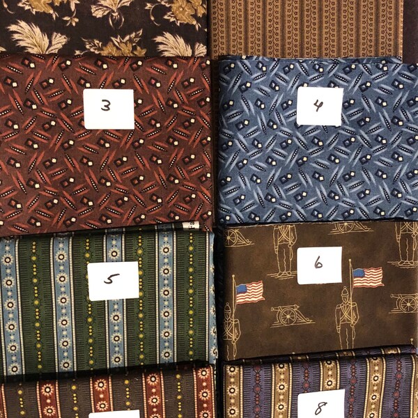 Civil War Fabric Etsy