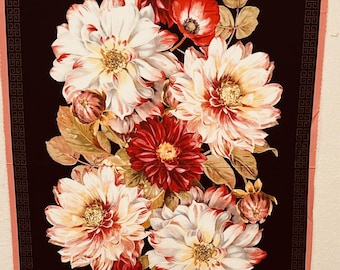 Rosewood Lane - Lisa Audit Floral - Wilmington Prints - Panneau 24 x 45 po - Épuisé