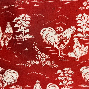 Rooster Farm House - Retro Vintage for P & B Textiles - #04794 - Sold by the yard - NEW INVENTORY!