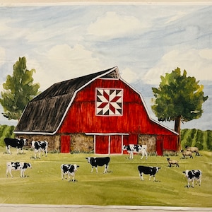 LAST PANEL!  Barn Quilts Panel 36" x 45" -Tara Reed Designs - Riley Blake - PD11055 - New 2021