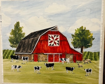 Barn Quilts Panel 36" x 45" -Tara Reed Designs - Riley Blake - PD11055 - New 2021