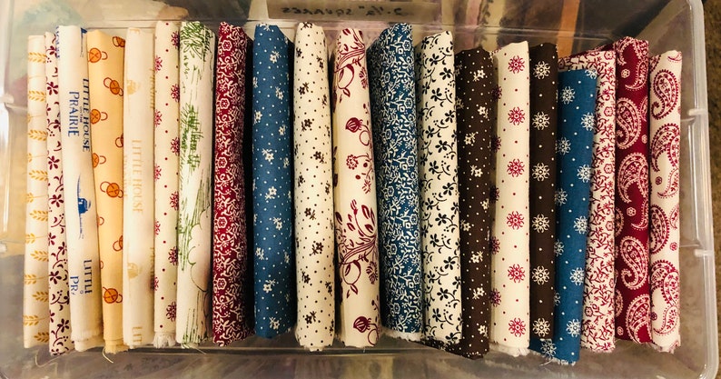 Andover Free Shipping Out of Print 20 Little House on the Prairie and Vintage 1800 Reproduction Fat Quarters