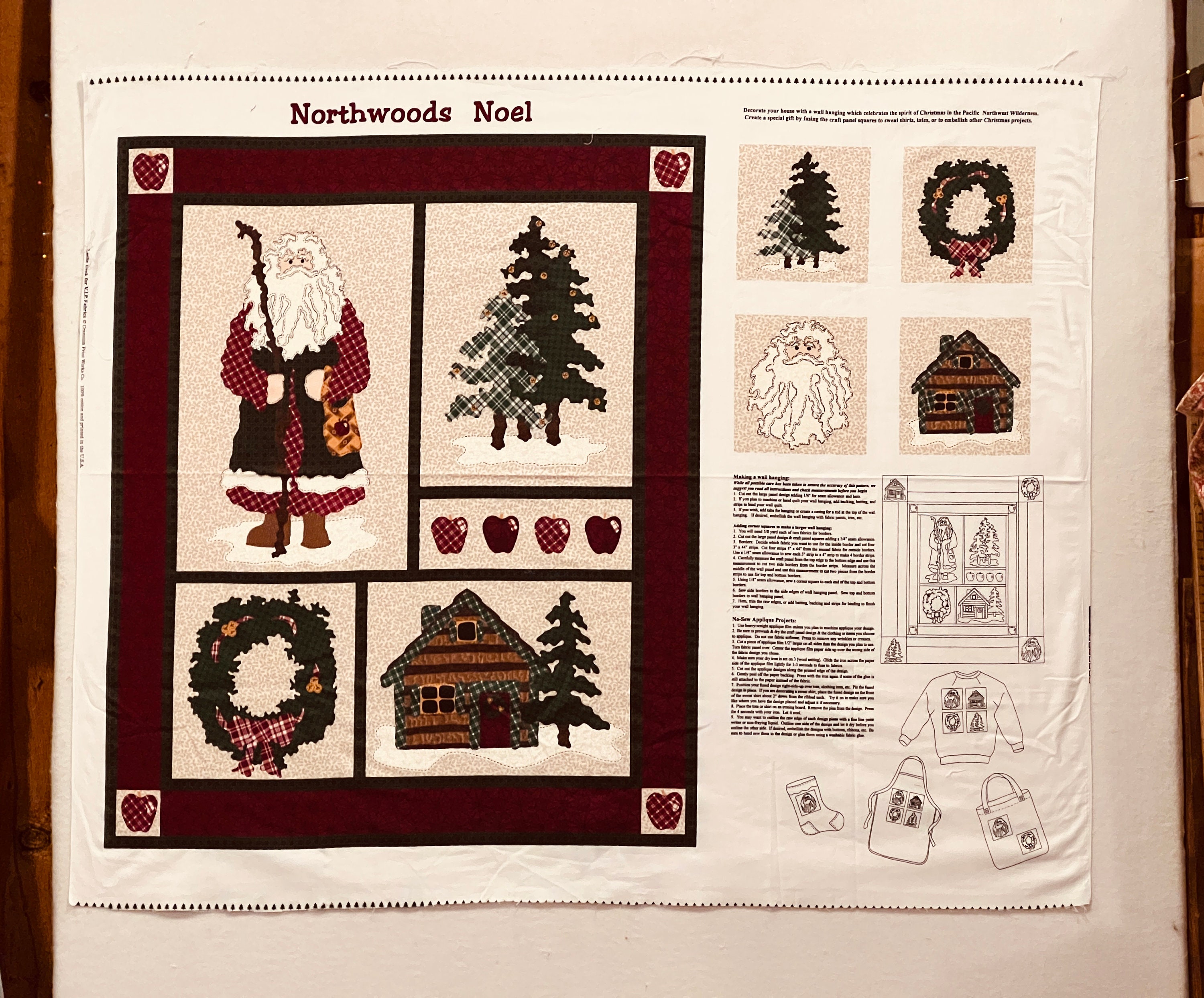 Wilderness Christmas Stocking Panel Wilderness Christmas Stocking Panel