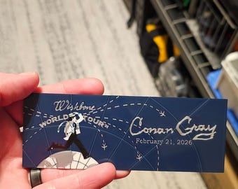 Conan Gray Wishbone World Tour Gedenkkarte