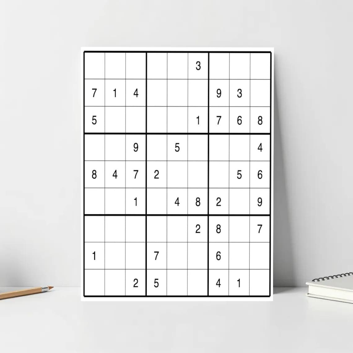 3000個の数独パズルを印刷可能 | 簡単・中・難 | 脳トレゲームパック | PDFですぐにダウンロード | すべての解答付き - Etsy 日本
