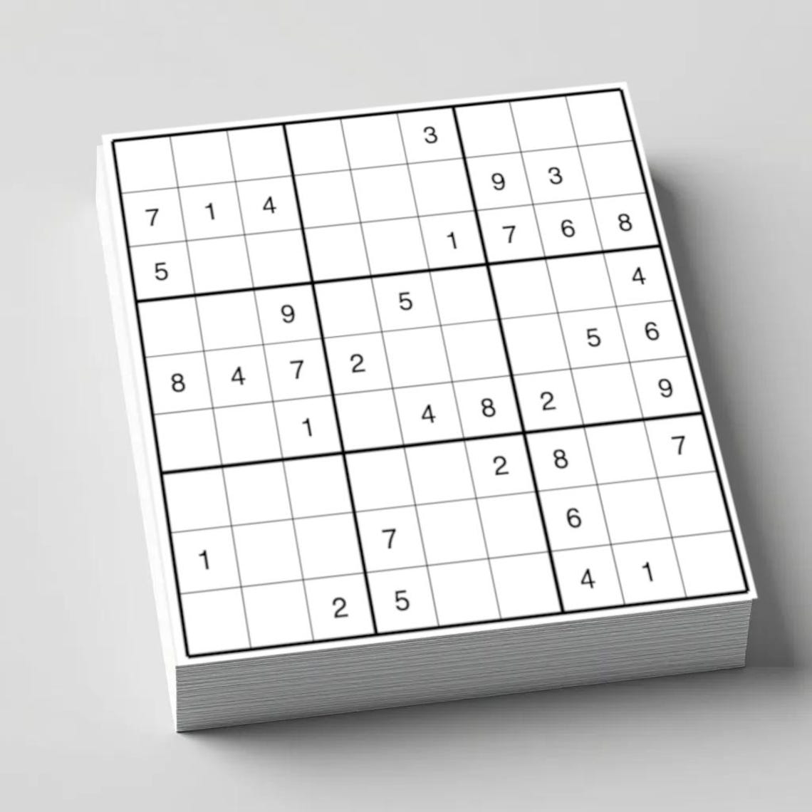 3000個の数独パズルを印刷可能 | 簡単・中・難 | 脳トレゲームパック | PDFですぐにダウンロード | すべての解答付き - Etsy 日本
