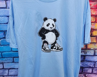 Camiseta unisex de algodón Panda Dunks