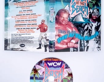 WCW 1996 BASH At THE BEACH 5 DVD y estuche