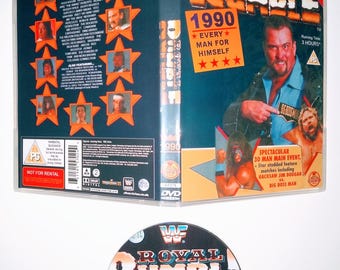 WWF 1990 ROYAL RUMBLE 3 DVD & Fodral
