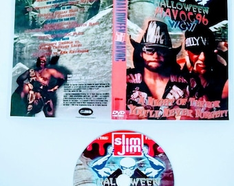 WCW 1996 HALLOWEEN HAVOC 8 DVD y estuche