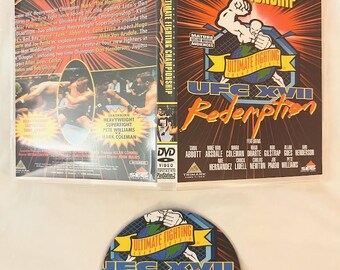 DVD y estuche de UFC 17 de 1998