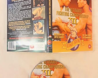 DVD y estuche de UFC 3 de 1994