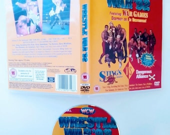 DVD y estuche de WCW WRESTLEWAR 4 de 1992