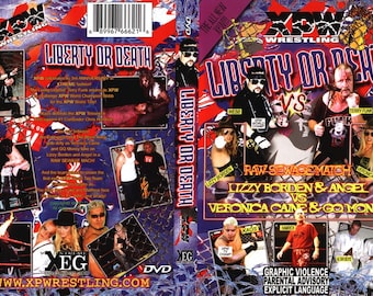 DVD y estuche XPW 2002 LIBERTAD O MUERTE