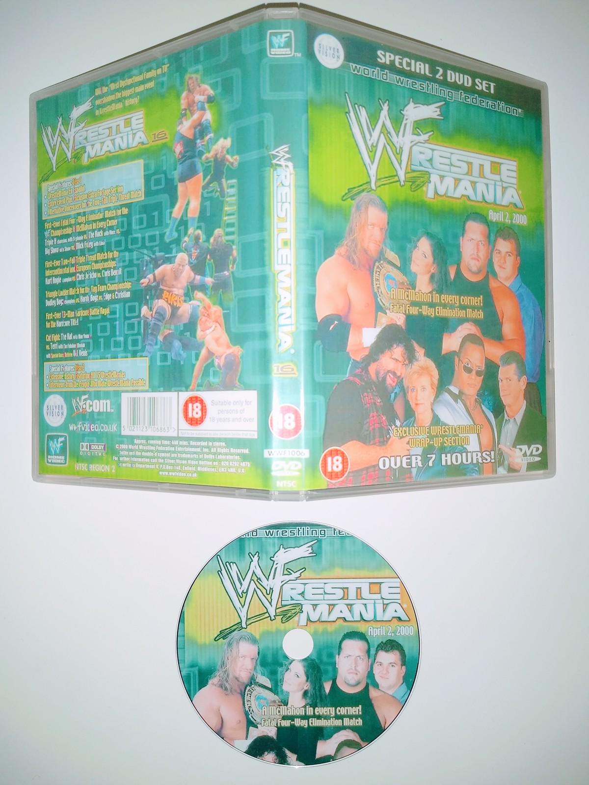 WWF 2000 WRESTLEMANIA 16 DVD & Case - Etsy