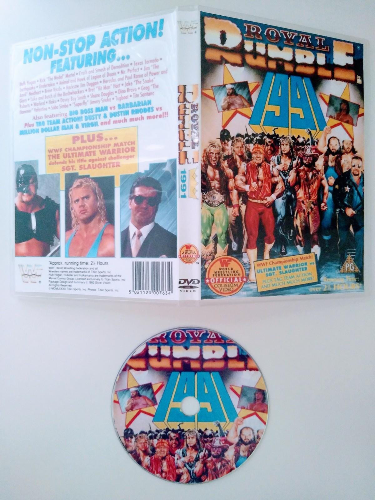 WWF 1991 ROYAL RUMBLE 4 Dvd & Case - Etsy