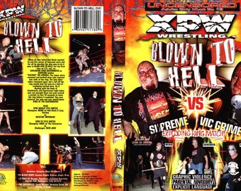 DVD y estuche de XPW 2002 BLOWN To HELL