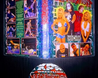 DVD y estuche de XPW 2001 REDEMPTION