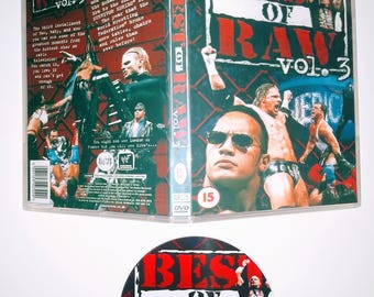 WWF 2001 BEST OF RAW 3 DVD & Fodral