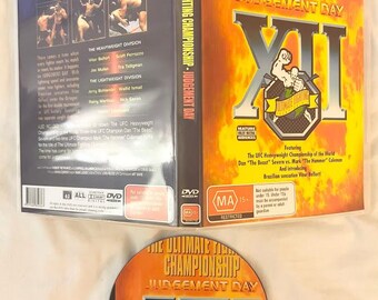 DVD y estuche de UFC 12 de 1997