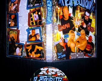 DVD y estuche de XPW 2001 RETRIBUTION