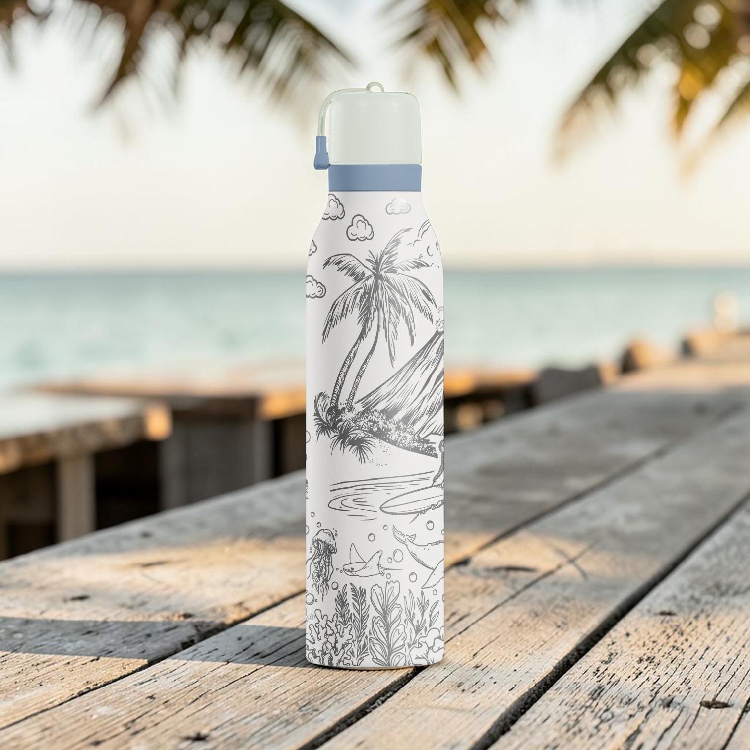 Owala Freesip Twist Aloha Surf Design 18oz & 24oz Water Bottle