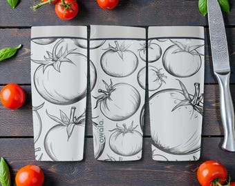 Gravierter Tomatengarten Owala SmoothSip Slider Edelstahlbecher - 12 Unzen 20 Unzen - Farm Fresh Kitchen Geschenk