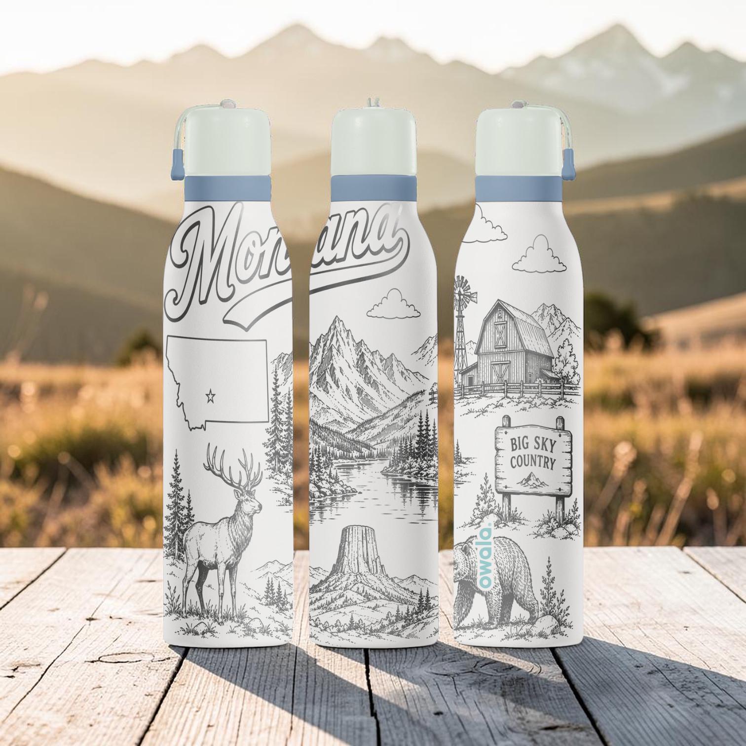24 Oz Western Owala - Etsy