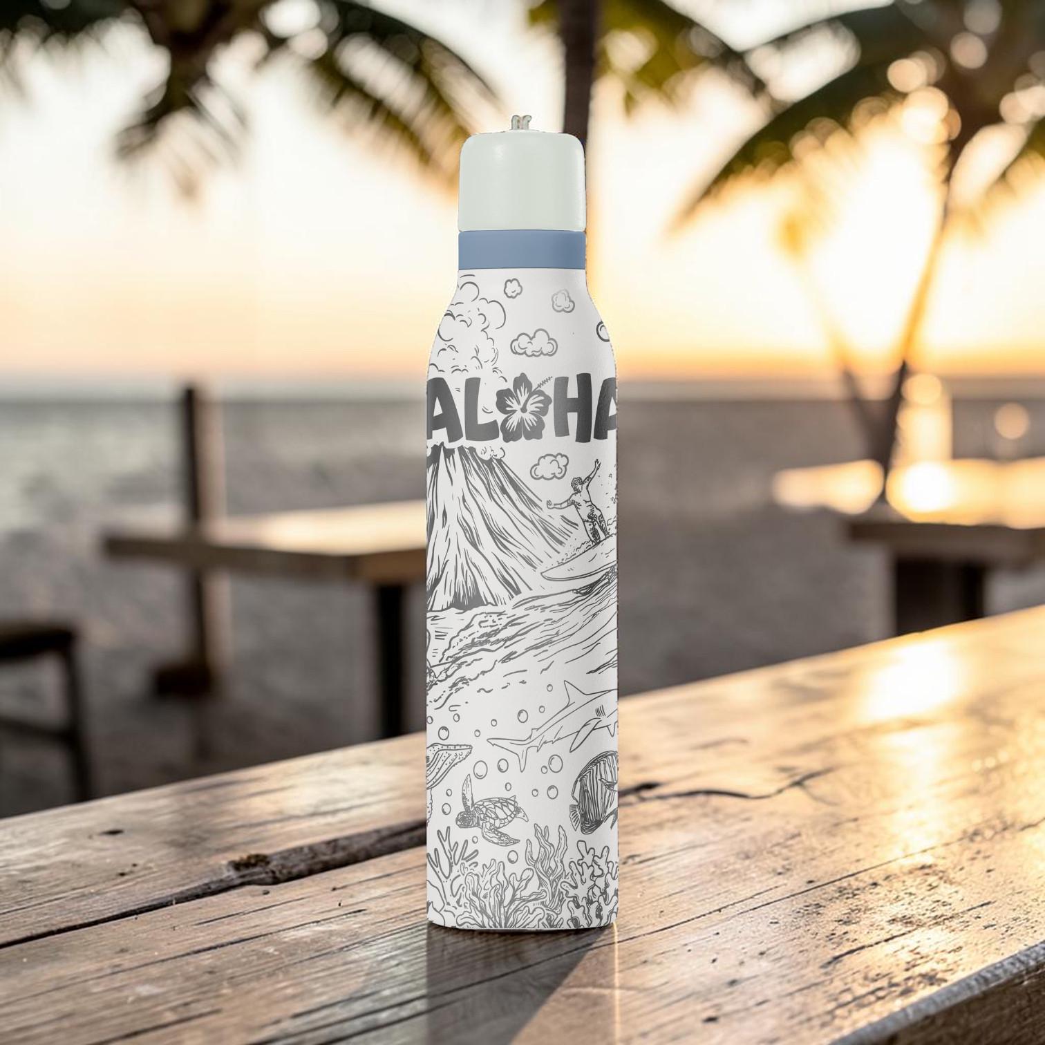 Owala Freesip Twist Aloha Surf Design 18oz & 24oz Water Bottle