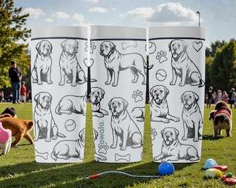 Mastiff Engraved Owala SmoothSip Slider Insulated Stainless Steel Tumbler – 12oz 20oz – Dog Lover Gift