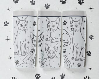 Oriental Shorthair Cat Engraved Owala SmoothSip Slider Insulated Stainless Steel Tumbler – 12oz 20oz – Sleek Cat Breed Cup – Cat Lover Gift
