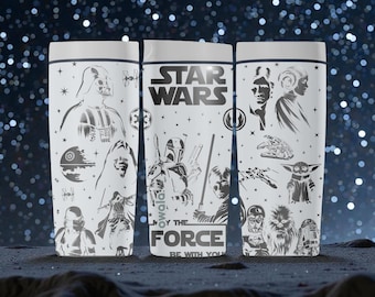Star Wars inspirierter gravierter Owala SmoothSip Slider Becher - Galactic Sci-Fi Laser graviertes Trinkgeschirr Geschenk