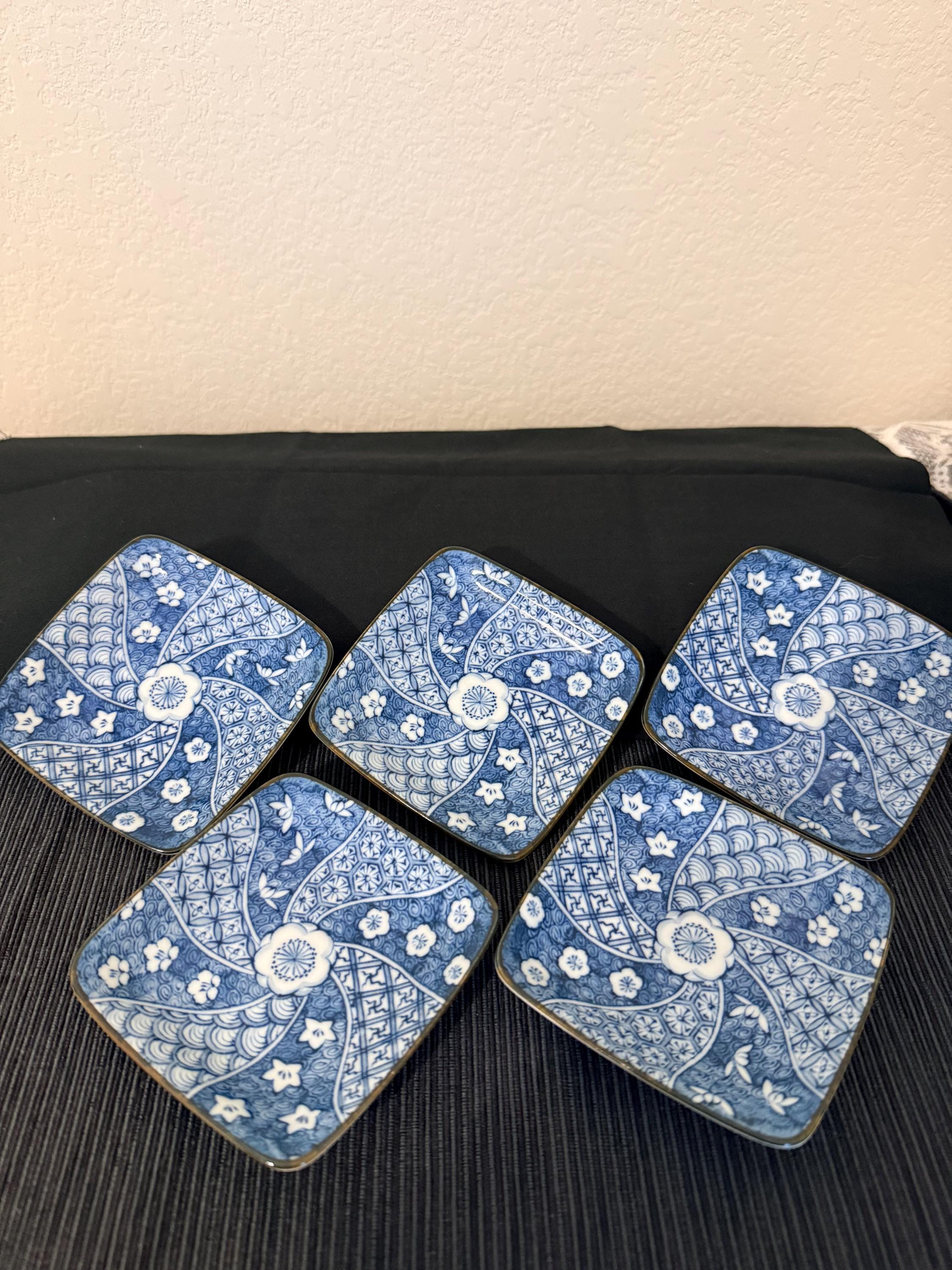 Japan Blue and White Dishes - Etsy