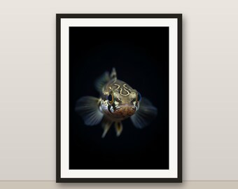 Viperfish Wall Art, Photorealistic Viperfish Print, Animal Portrait, Printable Digital Download, Home Decor
