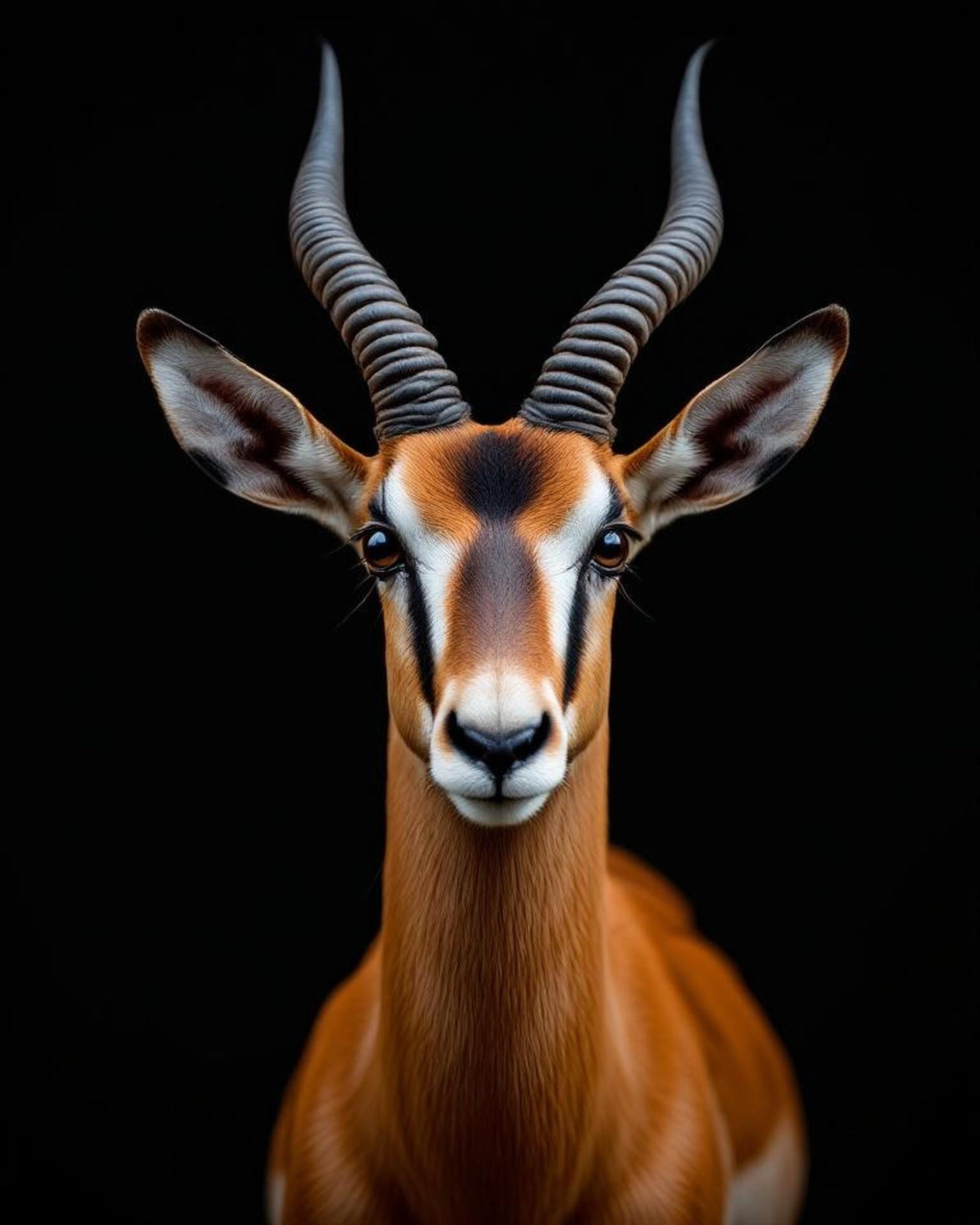 Springbok Wall Art, Color Animal Portrait, 4K 8K Digital Download ...