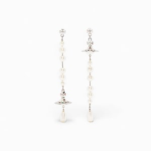 Vivienne Westwood Broken Pearl Earrings - Etsy