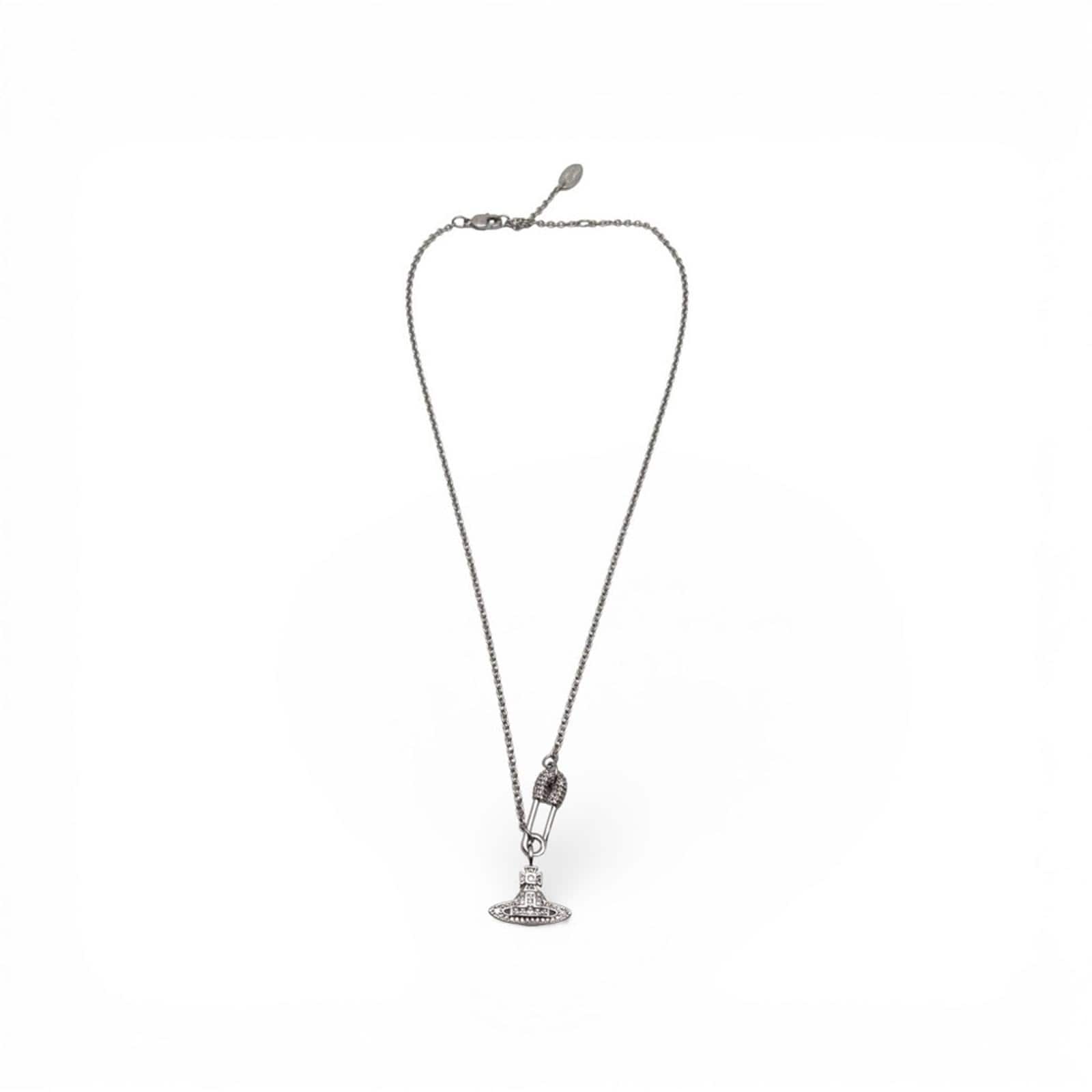 Vivienne westwood necklace safety pin - Etsy 日本