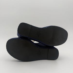 Sandalias de cuña Rockstud Rope de Valentino Garavani – Azul marino imagen 6
