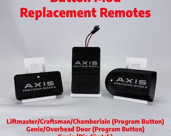 Button Mod Garage Door Opener - Replacement Remote