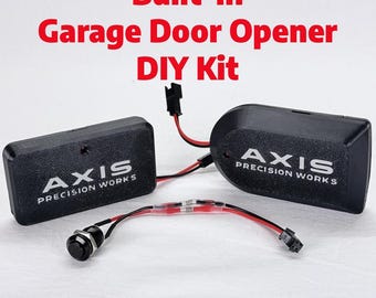 DIY Built-In Garage Door Opener Kit - Universal Push Button Remote Mod - Hidden Garage Opener Upgrade