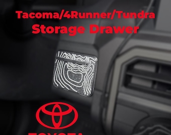 Topo Dash Storage Drawer for 2024+ Tacoma, 2025+ 4Runner & 2022+ Tundra - Overland Interior Organizer